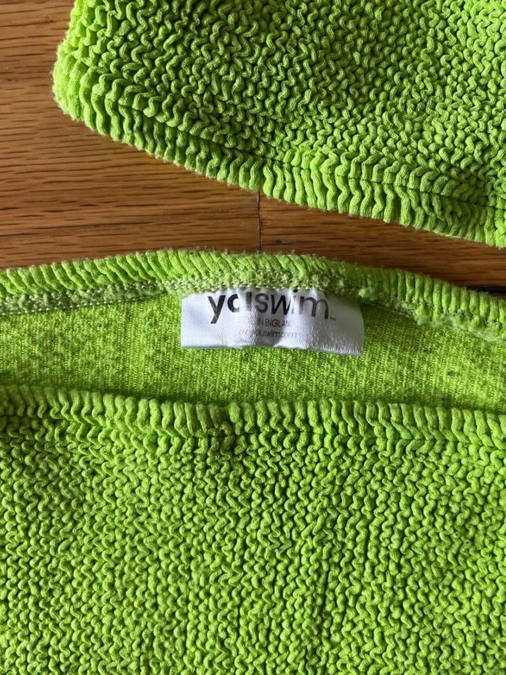YouSwim Eva High Waisted Two Piece in Wasabi - Picture 2 of 3